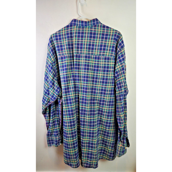 Nautica Jeans Co. Long Sleeve Plaid Multicolor Button Up Down Shirt NJ-99 Sz 2X - Picture 8 of 11